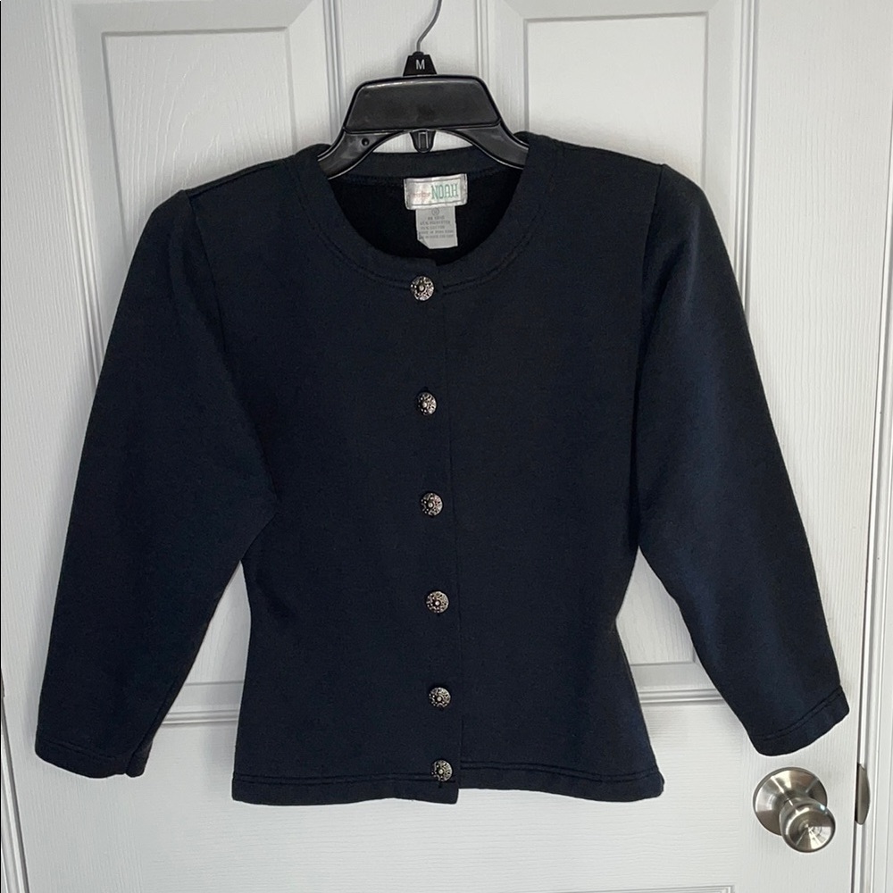 Vintage 90s Classic Black Women's Cardigan